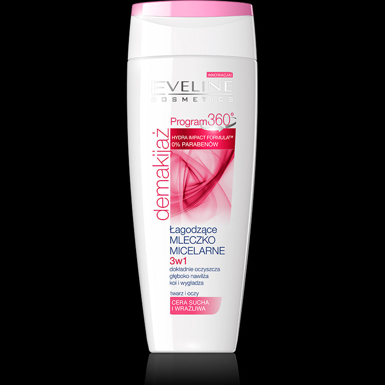 Program 360° - łagodzące mleczko micelarne 3w1, poj. 200 ml.