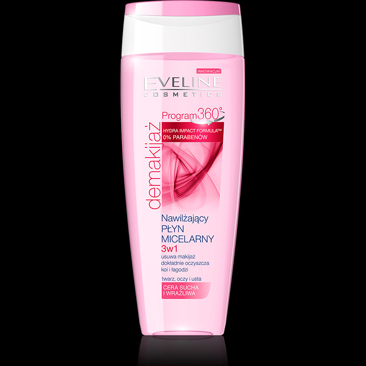 Program 360° - nawilżający płyn micelarny 3w1, poj. 200 ml.