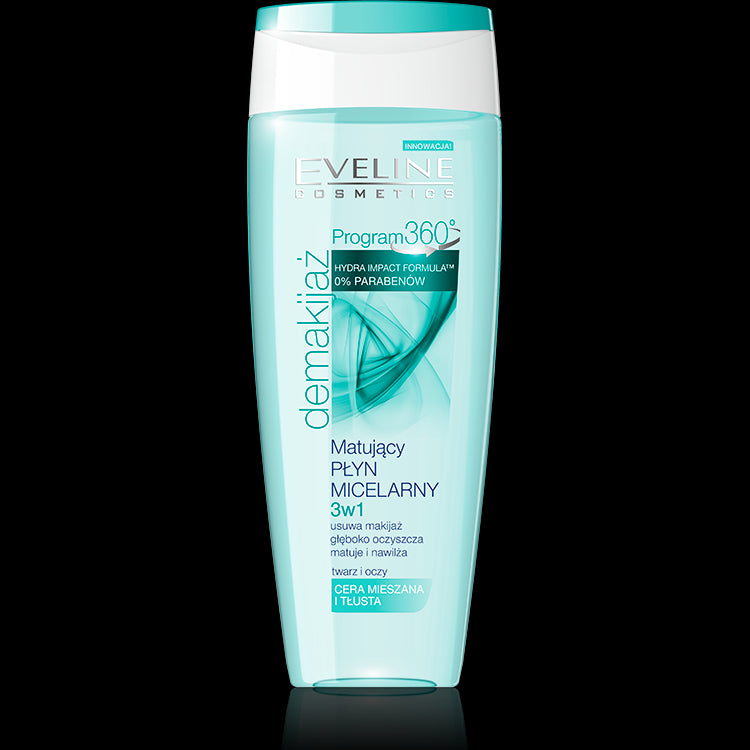 Program 360° - matujący płyn micelarny 3w1, poj. 200 ml.