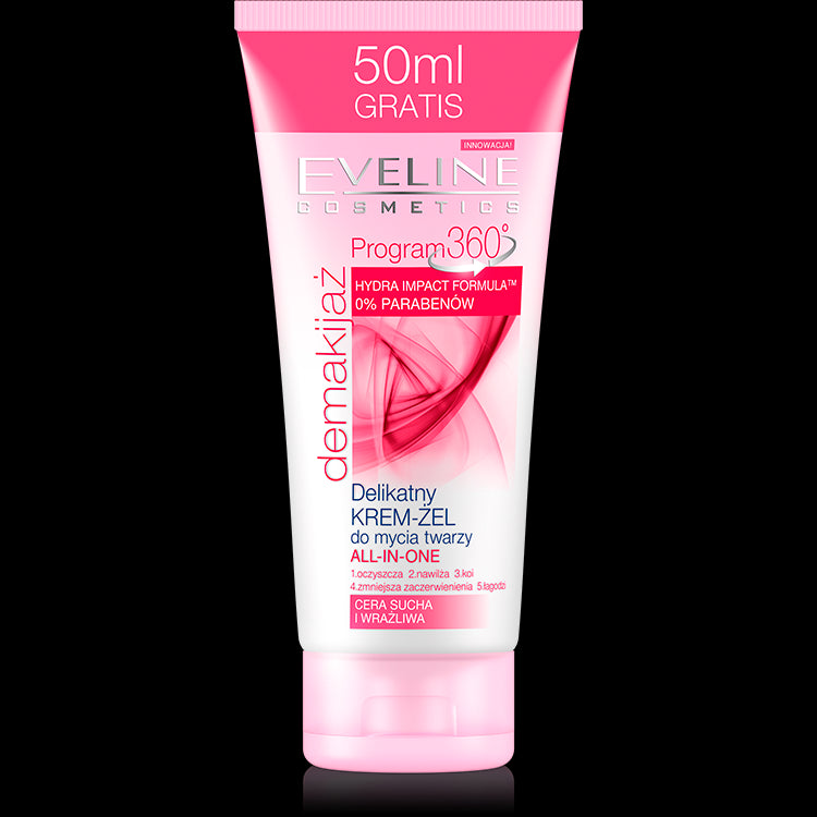 Program 360° - delikatny krem-żel do mycia twarzy ALL-IN-ONE, poj. 200 ml.