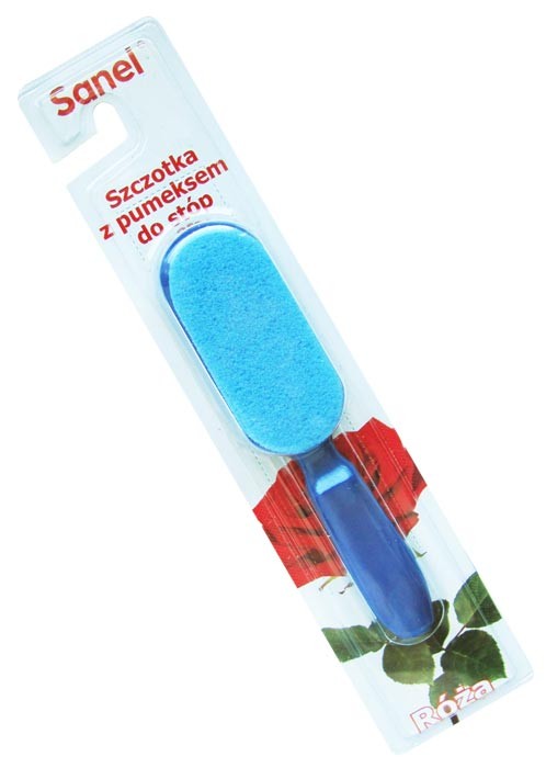 Sanel - Roża, brush with pumice stone for feet