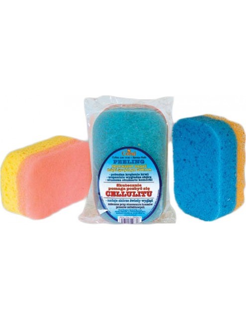 Coral - sponge peeling, effective for cellulite