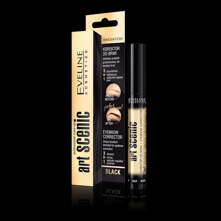 Art Scenic - Eyebrow concealer 3in1, black