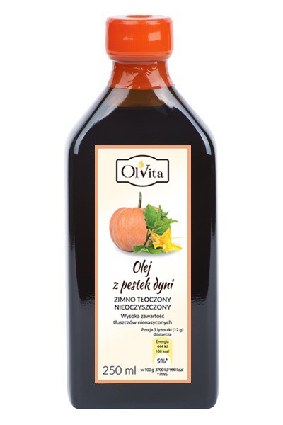Pumpkin seed oil, 250 ml.