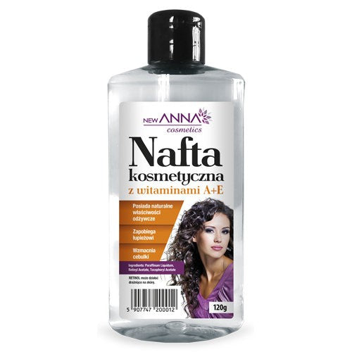 Cosmetic naphtha - liquid with vitamins A+E, 120 g capacity