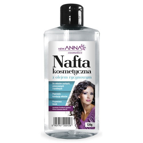 Cosmetic naphtha with castor oil, 120 g capacity