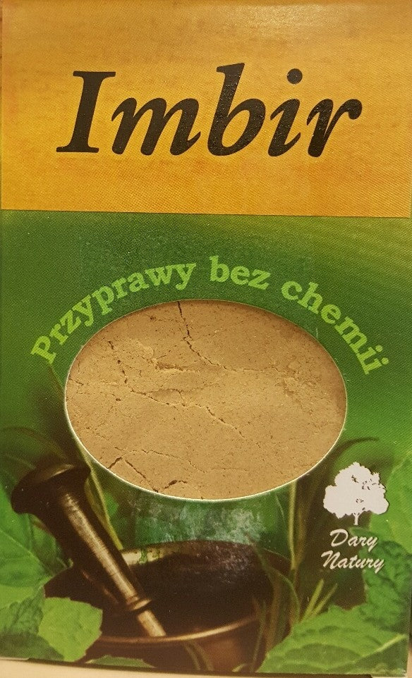 Ground ginger - Spices without chemicals, 60 g.