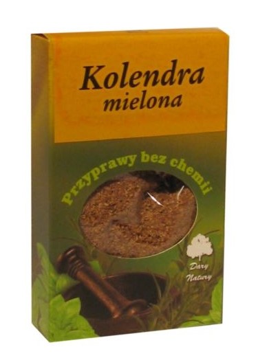 Ground coriander - spices without chemicals, 30 g capacity