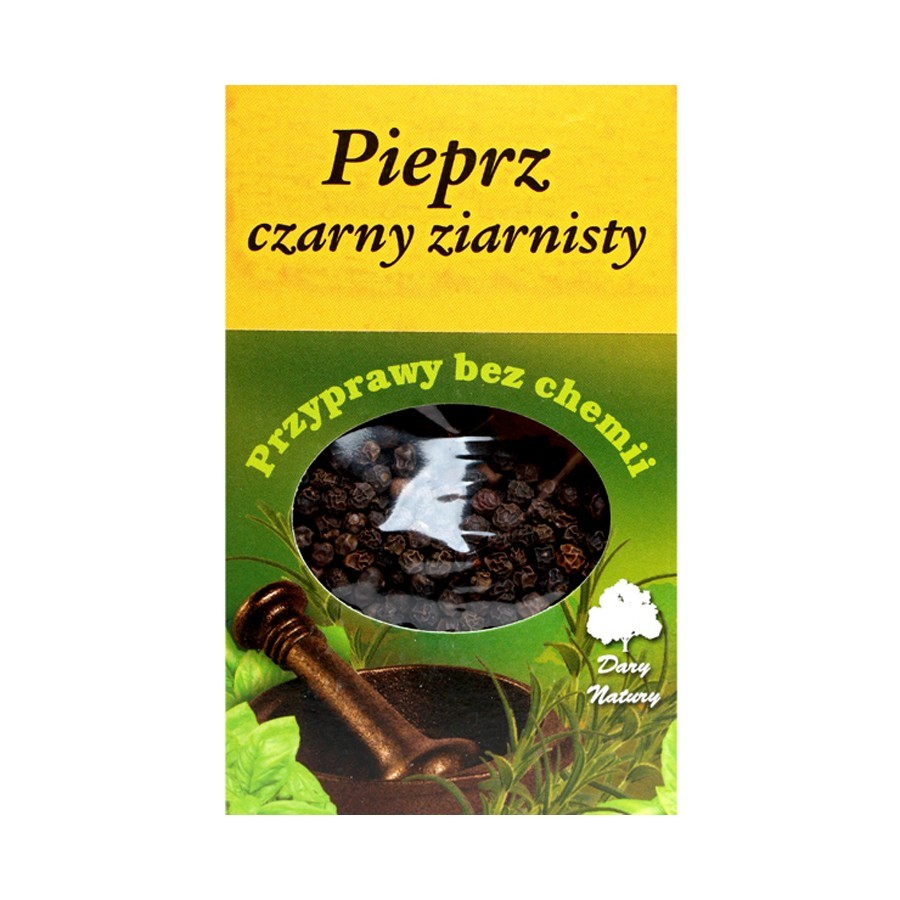 Black peppercorns - spices without chemicals, 50 g