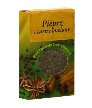 Ground black pepper - spice without chemicals, 50 g