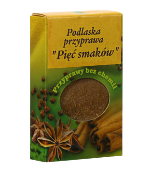 Podlaska przyprawa "Pięć smaków" - przyprawy bez chemii, poj. 50 g