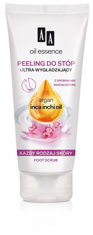 AA Oil Essence - peeling do stóp ultra wygładzający, każdy rodzaj skóry, poj. 75 ml.