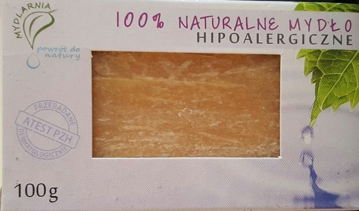 Mydło hipoalergiczne, 100% naturalne, 100 g