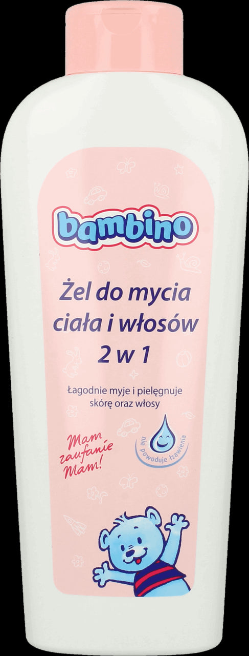 Bambino - gel for body and hair 2 in 1, capacity 400 ml