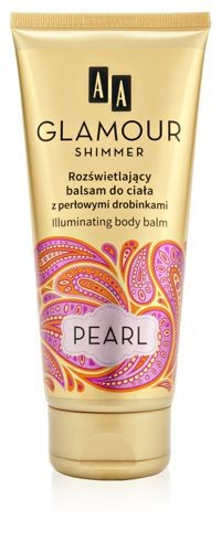 AA Glamour Shimmer - rozświetlający balsam do ciała z perłowymi drobinkami PEARL, poj. 200 ml.