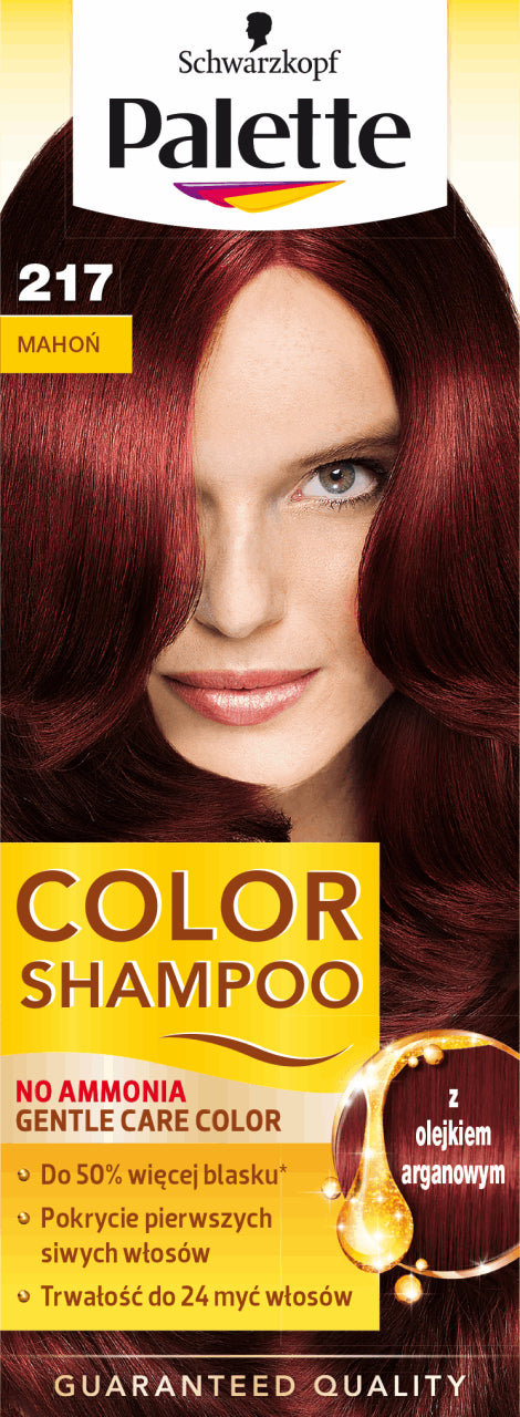 Palette Color Shampoo - ammonia-free coloring shampoo, no. 217 Mahogany