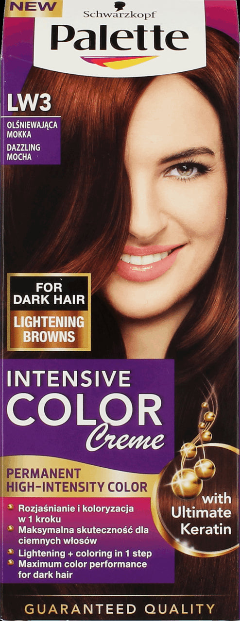 Palette Intensive Color Creme - Colouring Cream, LW3 Dazzling Mokka