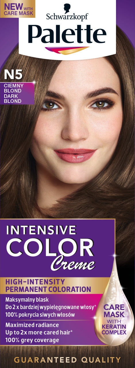 Palette Intensive Color Creme - coloring cream, N5 Dark Blonde