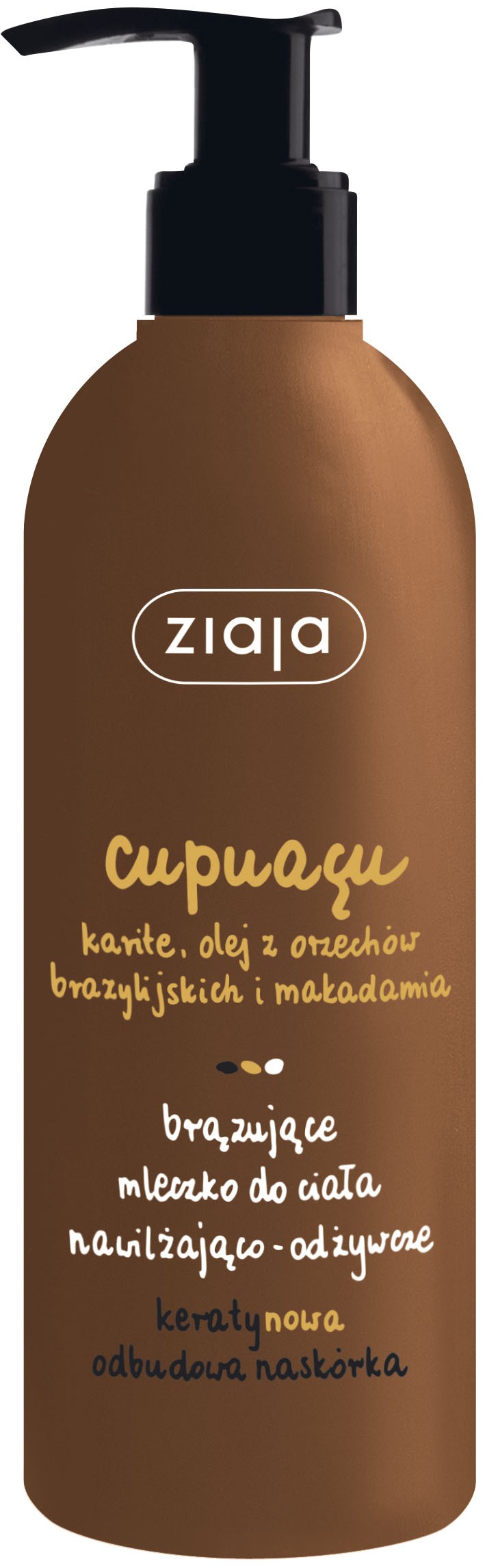 Cupuaçu - Bronzing moisturizing and nourishing body milk, capacity 300 ml.