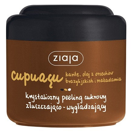 Cupuaçu - crystal exfoliating and smoothing sugar scrub, 200 ml.