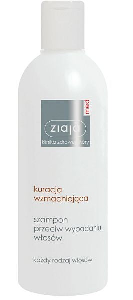 Ziaja Med - Strengthening treatment, shampoo against hair loss, capacity 300 ml.