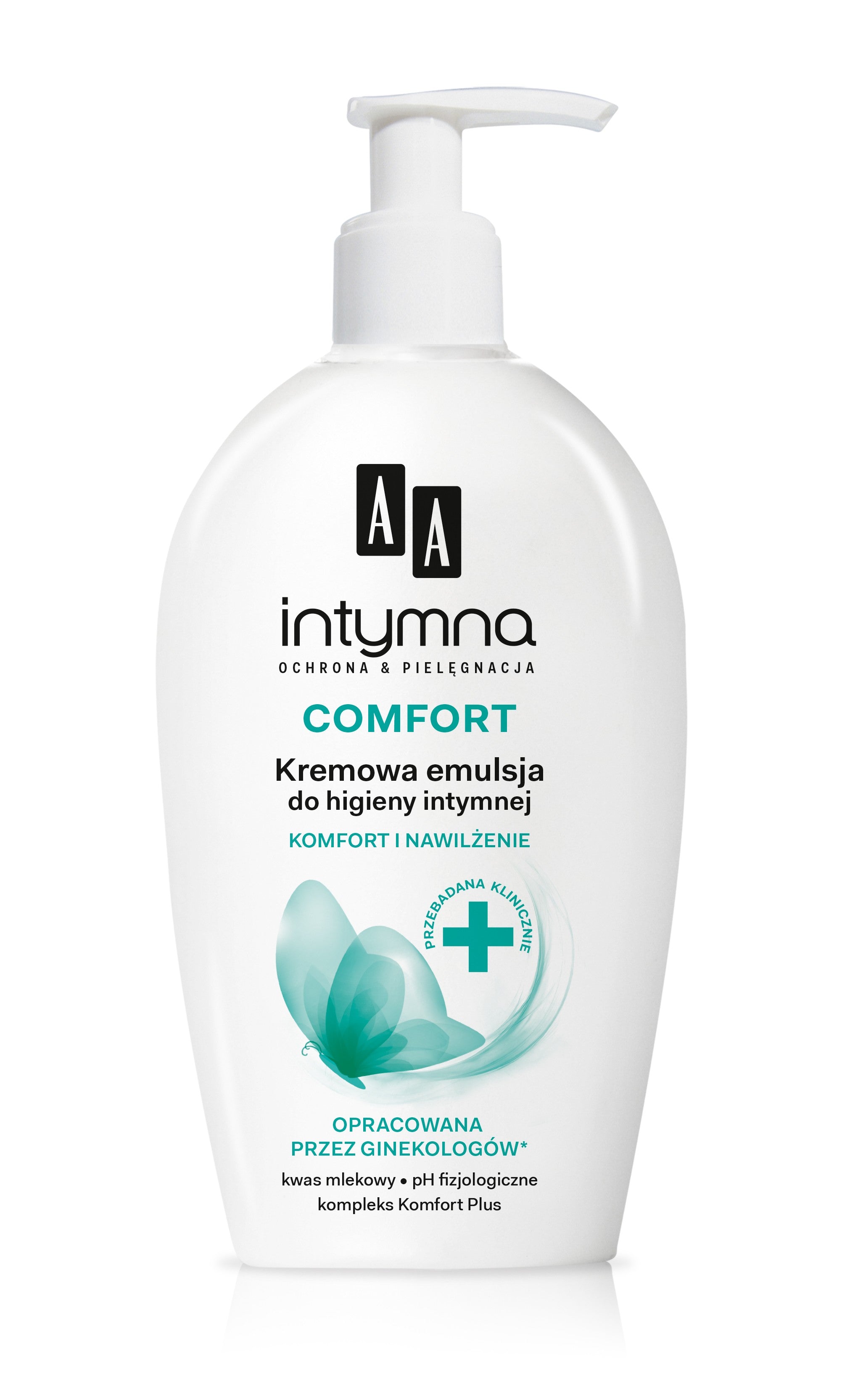 AA Intimate - COMFORT, cream emulsion for intimate hygiene, capacity 300 ml.