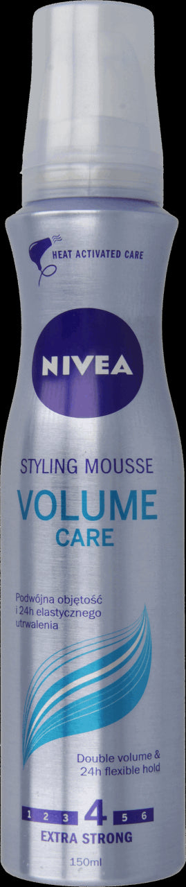 NIVEA Volume Care Extra Strong Hair Mousse 150 ml