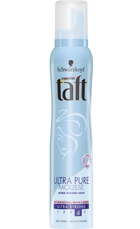 Taft Ultra Pure - pianka do włosów, ultramocna, poj. 200 ml.