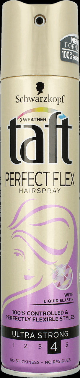 Taft Perfect Flex Hairspray, 250 ml capacity