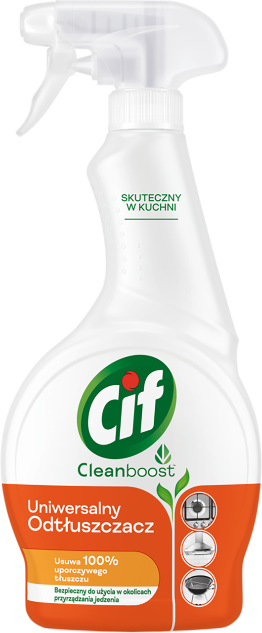 Cif Cleanboost All-Purpose Degreaser Spray – 16.9 fl oz (500 ml)