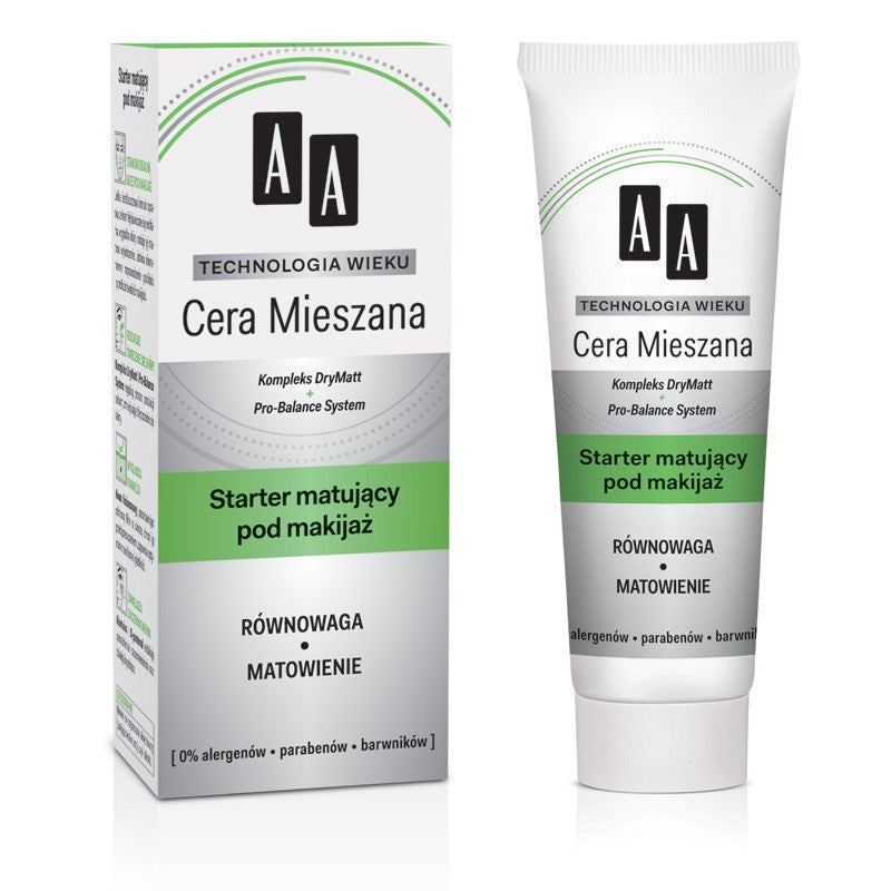 Technologia Wieku Cera Mieszana - STARTER matujący pod makijaż, poj. 50 ml