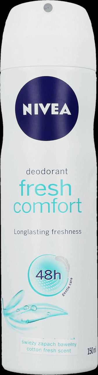 Nivea Fresh Comfort 48h - dezodorant, spray, poj. 150 ml