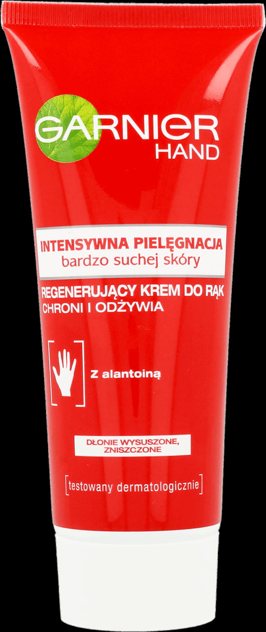 Garnier, Skin Naturals, regenerujący krem do rąk zniszczonych, Intensywna Pielęgnacja Bardzo Suchej Skóry, 100 ml