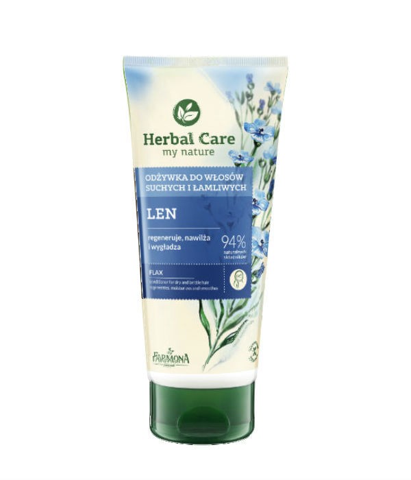 Herbal Care - herbal conditioner for hair Flax, volume 200 ml.