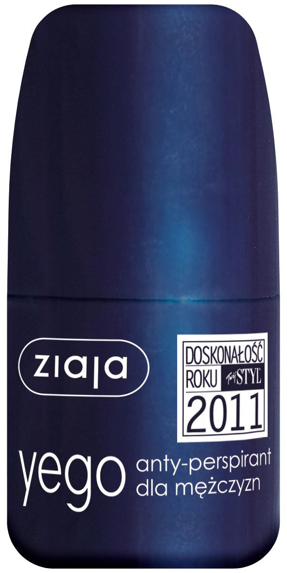 Yego - anti-perspirant roll-on for men, capacity 60 ml.