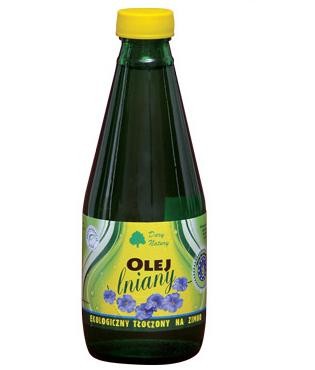Linseed oil - organic, cold-pressed, 300 ml.