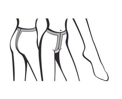 Sweety w.12 - Women's patterned tights