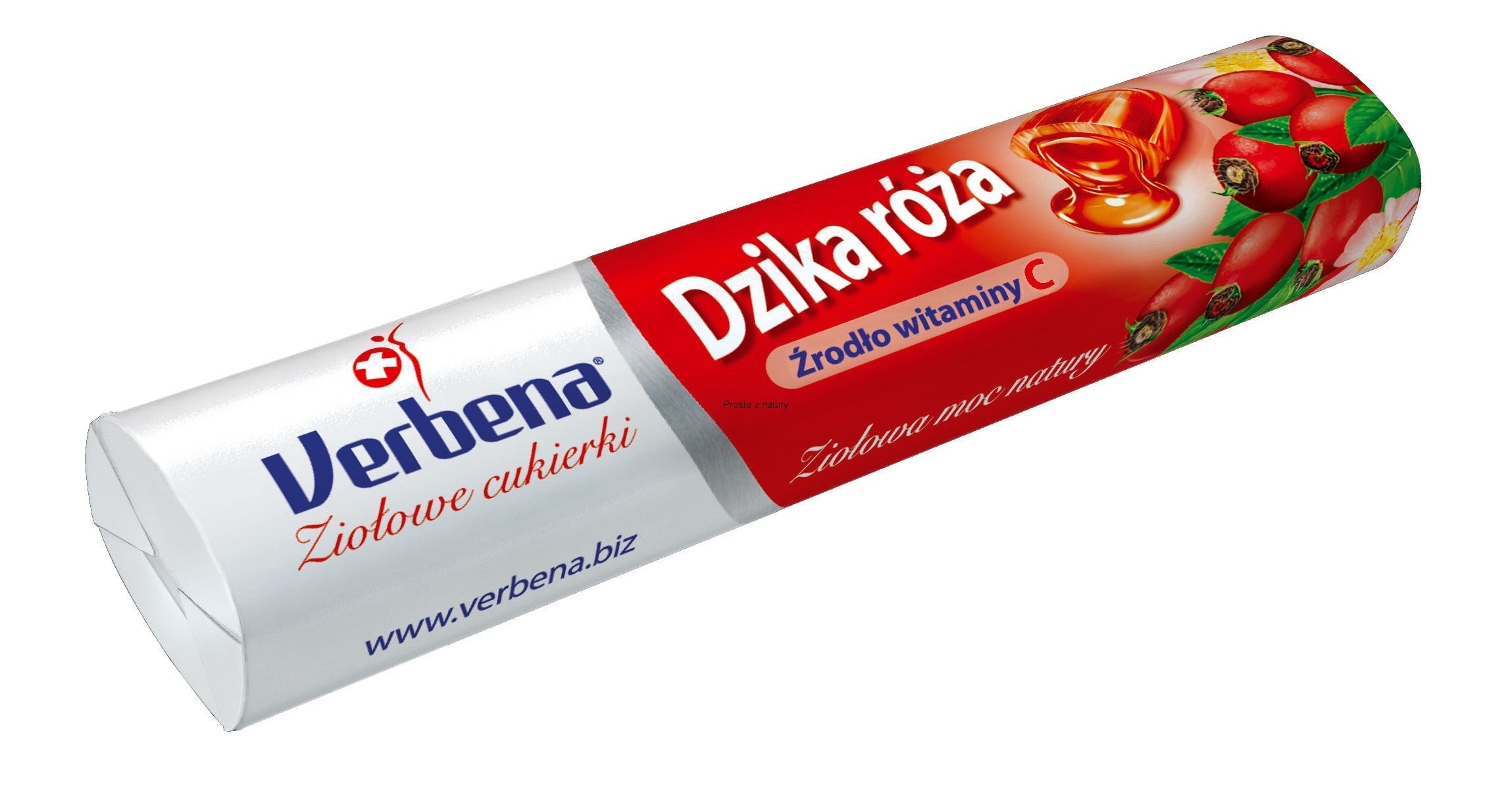 Verbena - cukierki ziołowe, dzika róża z witaminą C, 32 g