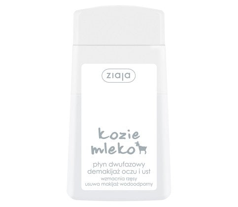 Kozie mleko - płyn dwufazowy demakijaż oczu i ust, poj. 120 ml.