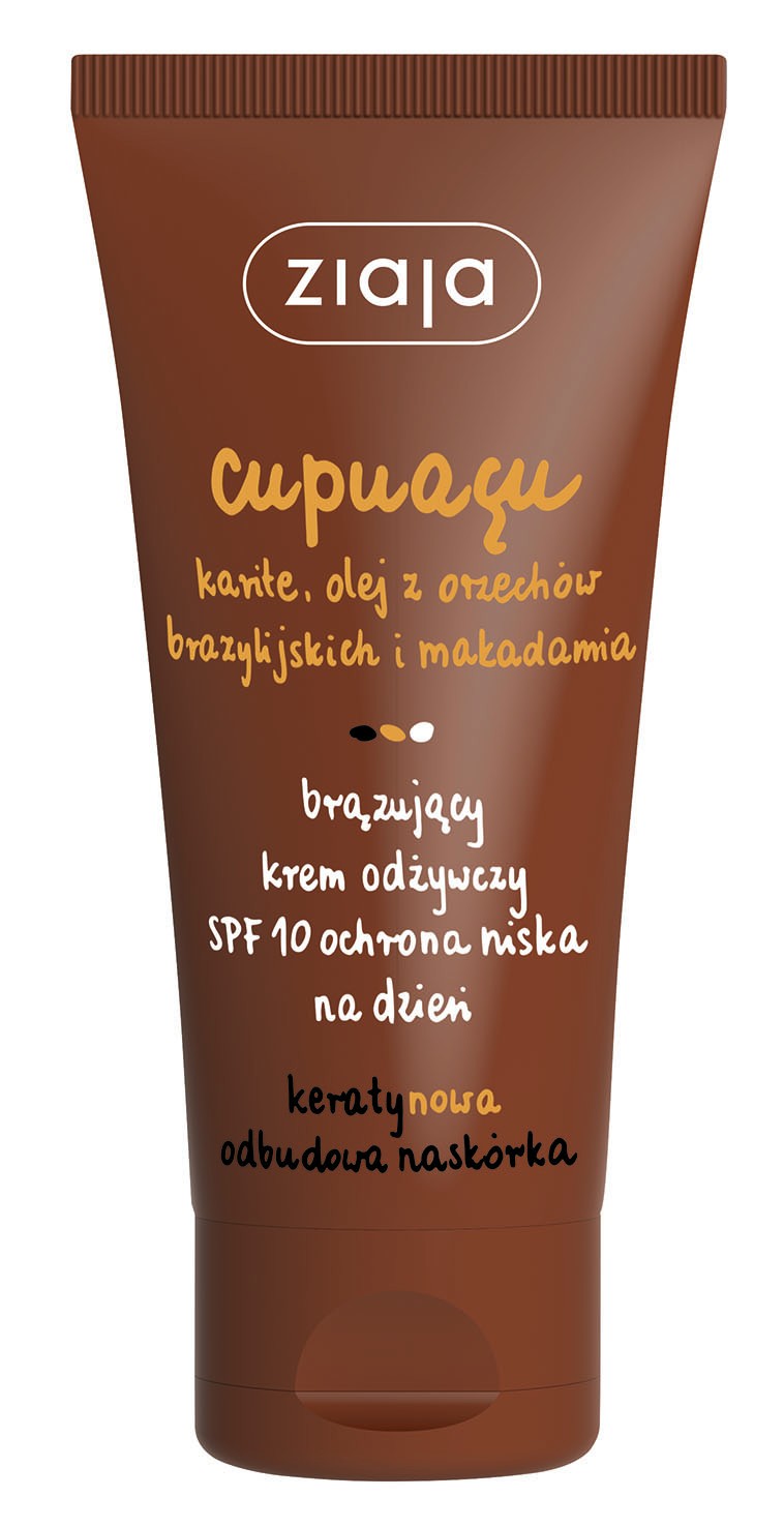 Cupuaçu - bronzing nourishing cream SPF 10 low protection for day, capacity 50 ml.