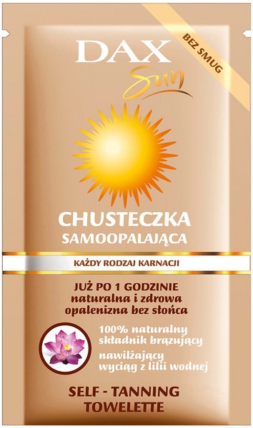 Dux Sun self-tanning wipe, all skin types, 1 pc.