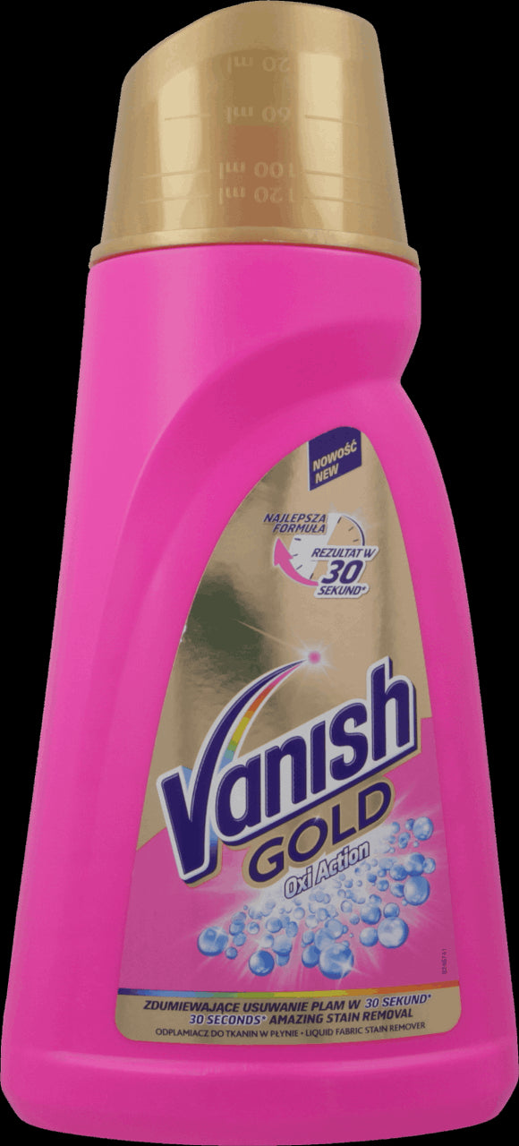 Vanish Gold - odplamiacz do tkanin w płynie, PINK, poj. 940 ml