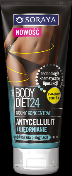 Soraya Body Diet 24 - nocny koncentrat, antycellulit i ujędrnianie, poj. 200 ml.