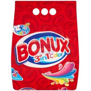 Bonux 3w1 Color Compact - proszek do prania, poj. 2,8 kg (40 prań)