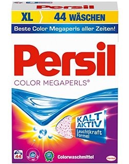 Persil Color Megaperls - skoncetrowany proszek do prania tkanin kolorowych, poj. 3,256 kg (44 prania)