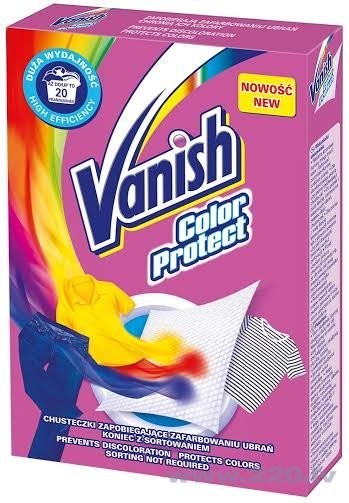 Vanish Color Protect - chusteczki wyłapujące barwnik, poj. 20 szt.