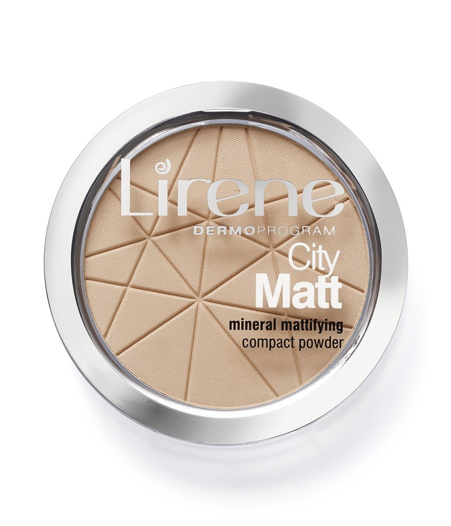 Lirene City Matt - mineral mattifying powder 02 - natural, capacity 9 g