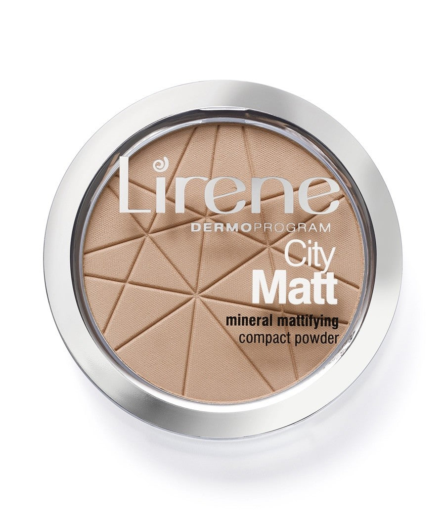 Lirene City Matt - mineral mattifying powder 03 - beige, capacity 9 g