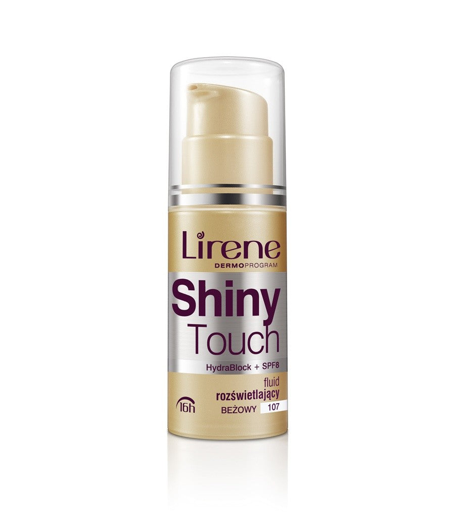 Lirene Shiny Touch - fluid rozświetlający beżowy 107, poj. 30 ml