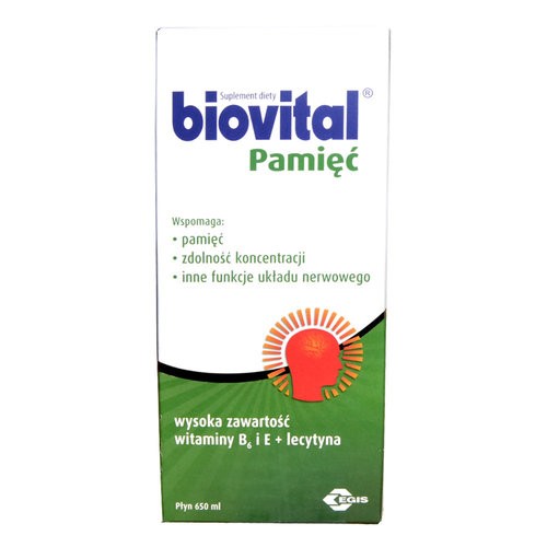 Biovital Pamięć, płyn, poj. 650 ml